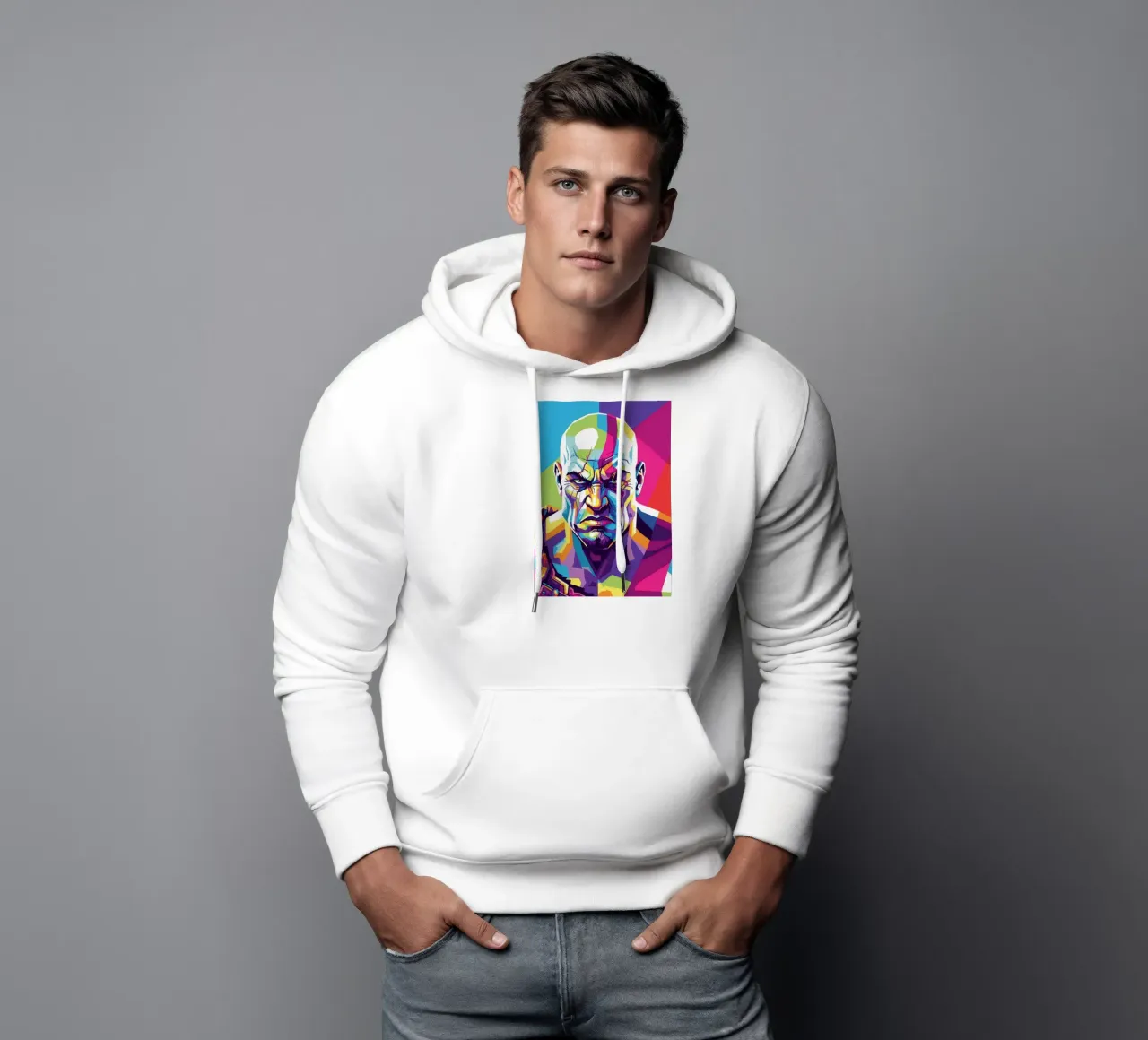 God Of War - WPAP art style (4) hoodie by Hantamrata