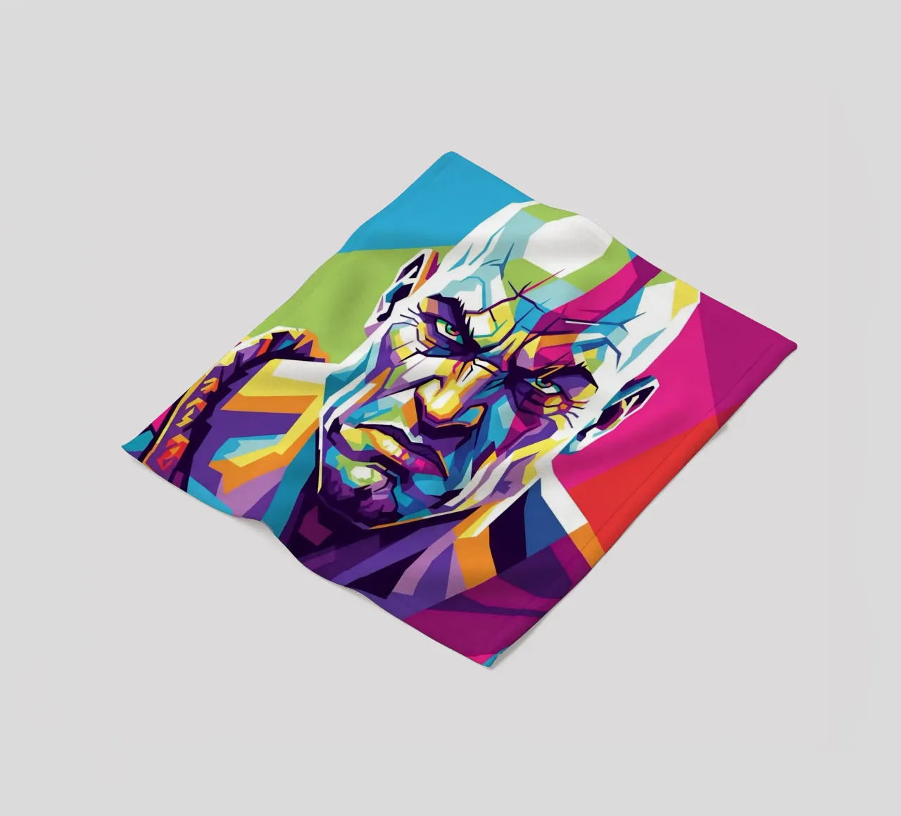 God Of War - Stile artistico WPAP (4) coperta in pile da Hantamrata