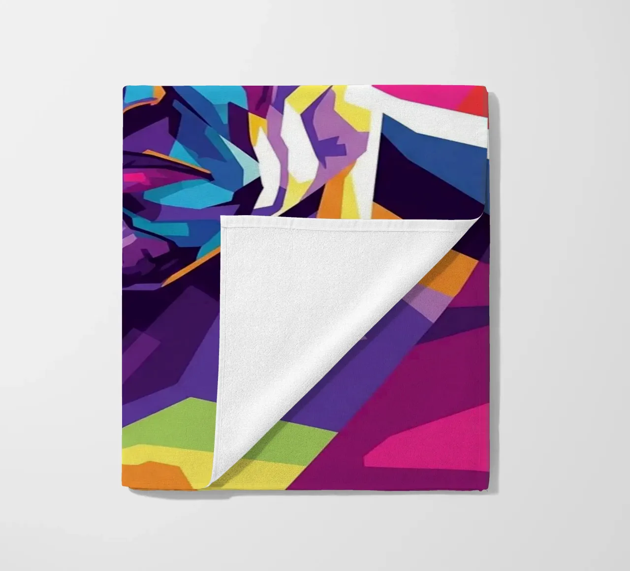 God Of War - WPAP art style (4) beach towel by Hantamrata