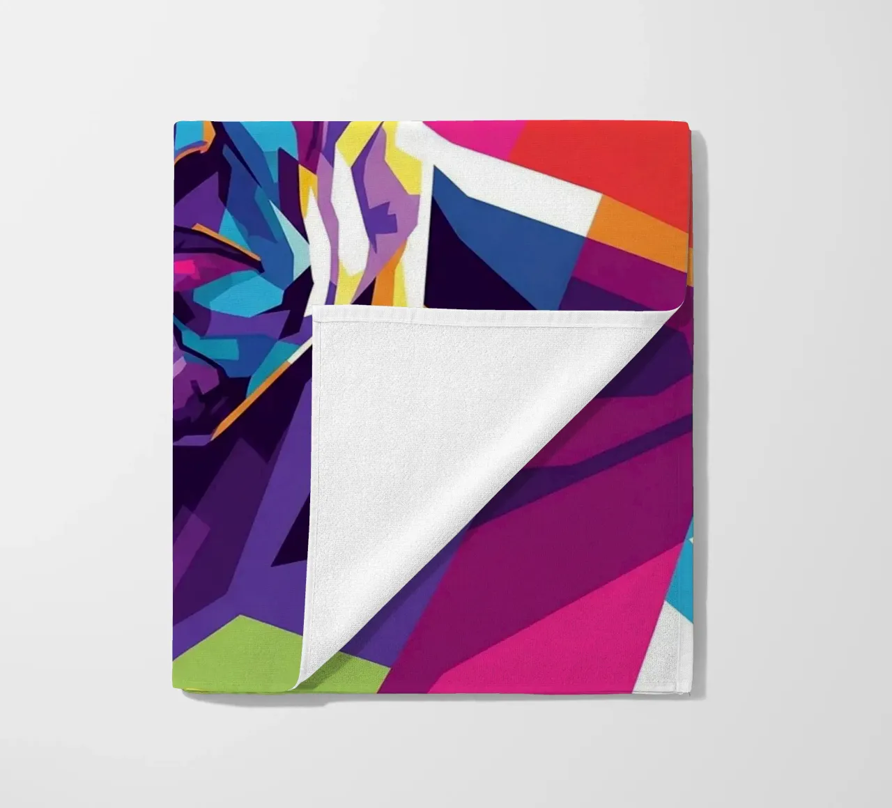 God Of War - WPAP art style (4) beach towel by Hantamrata