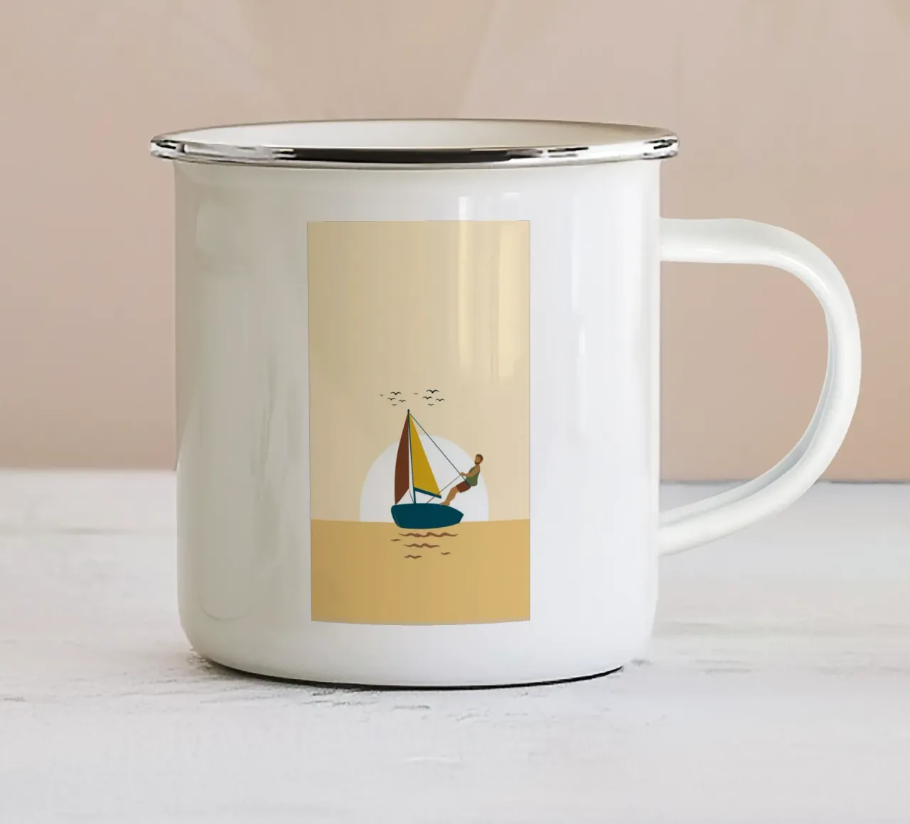 boating recreation adventure tazza in smalto da Histrol