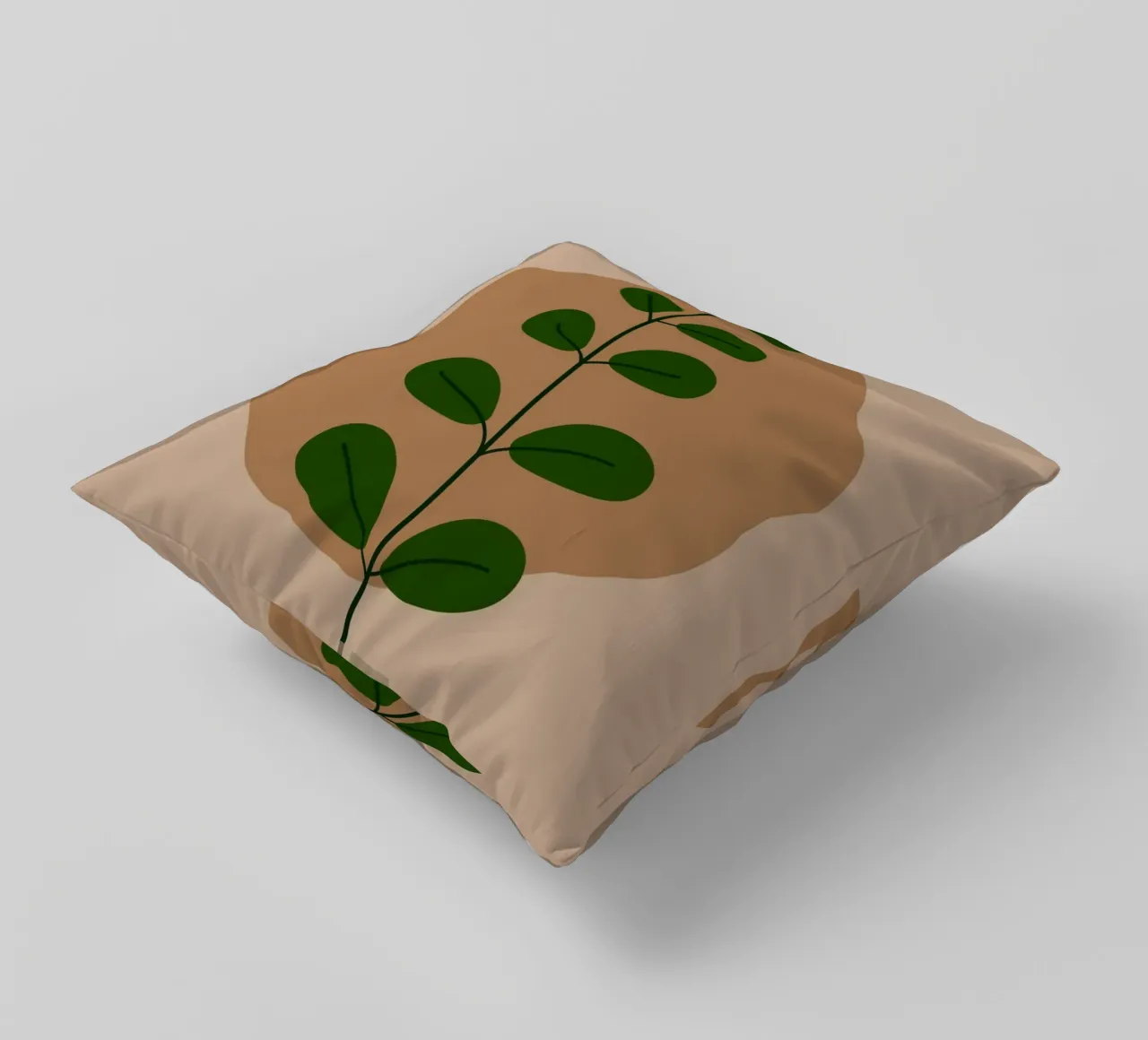 minimalist isolated leaf cuscino da Histrol