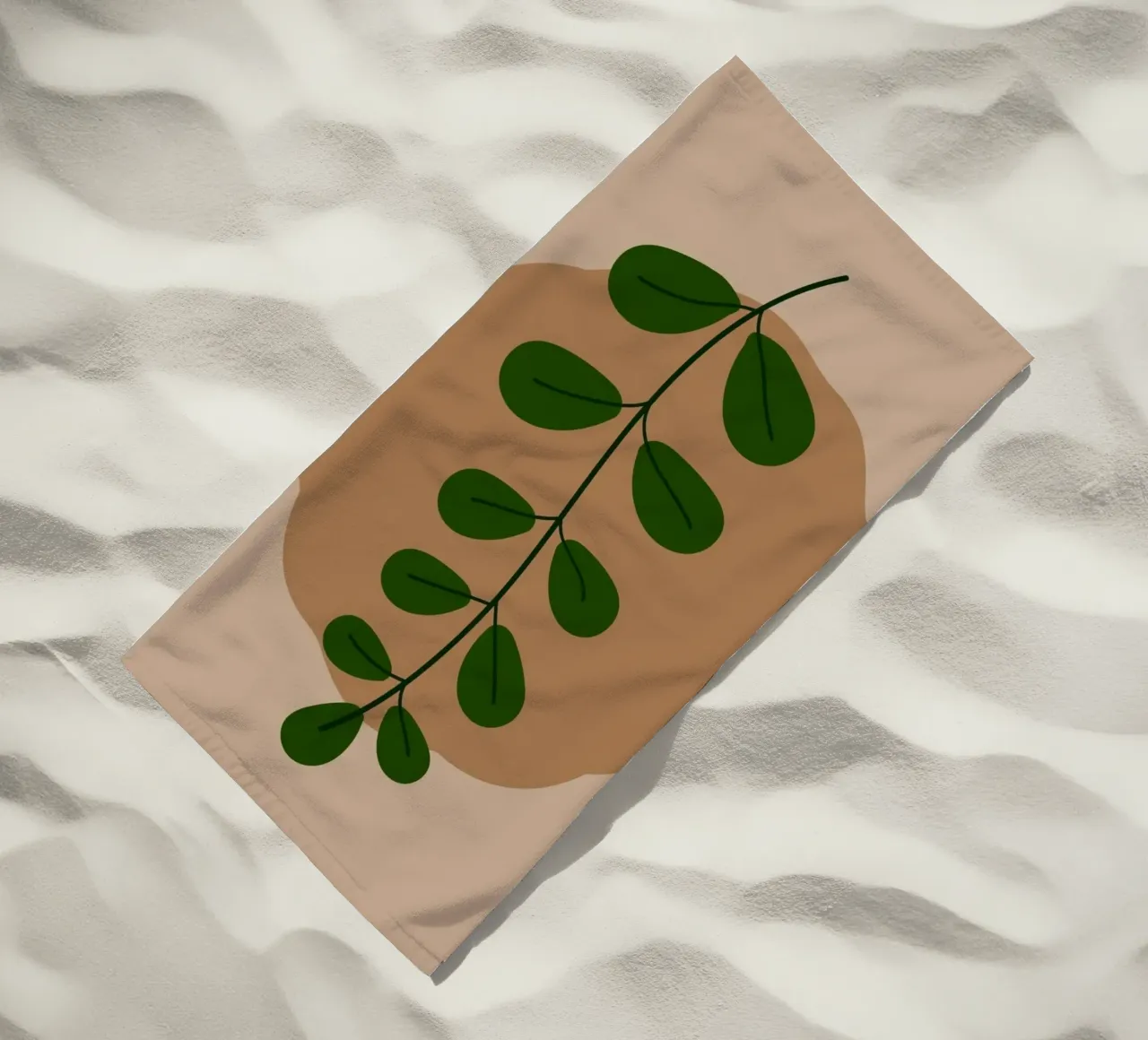 minimalist isolated leaf telo mare da Histrol