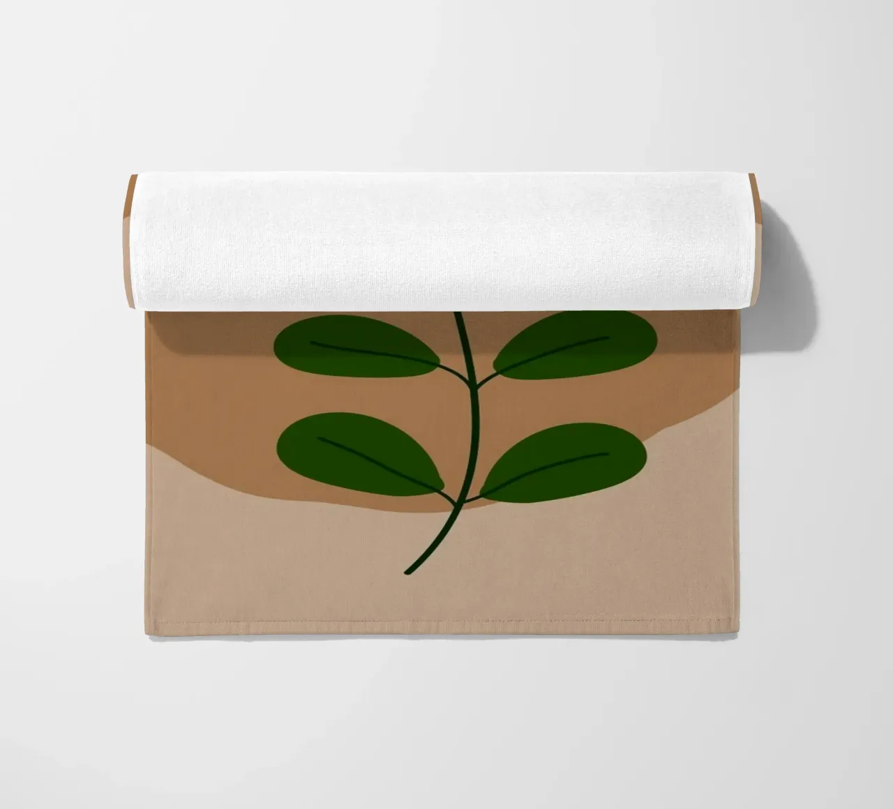 minimalist isolated leaf telo mare da Histrol