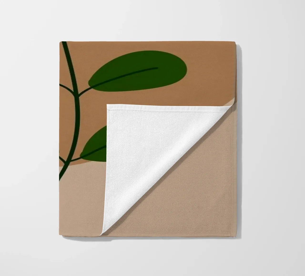 minimalist isolated leaf telo mare da Histrol