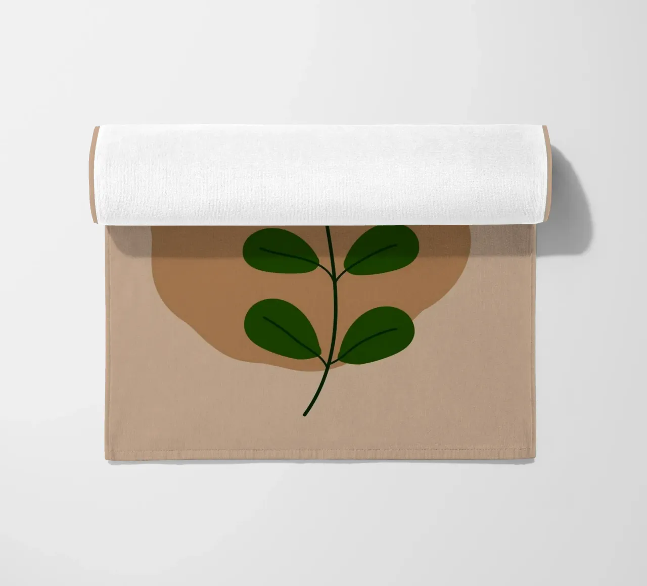 minimalist isolated leaf telo mare da Histrol