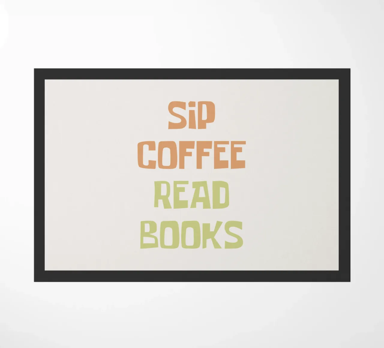 Tomar café Leer libros felpudo de Vintagrafica