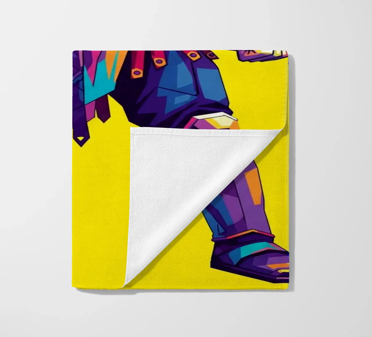 God Of War - WPAP art style (5) beach towel by Hantamrata