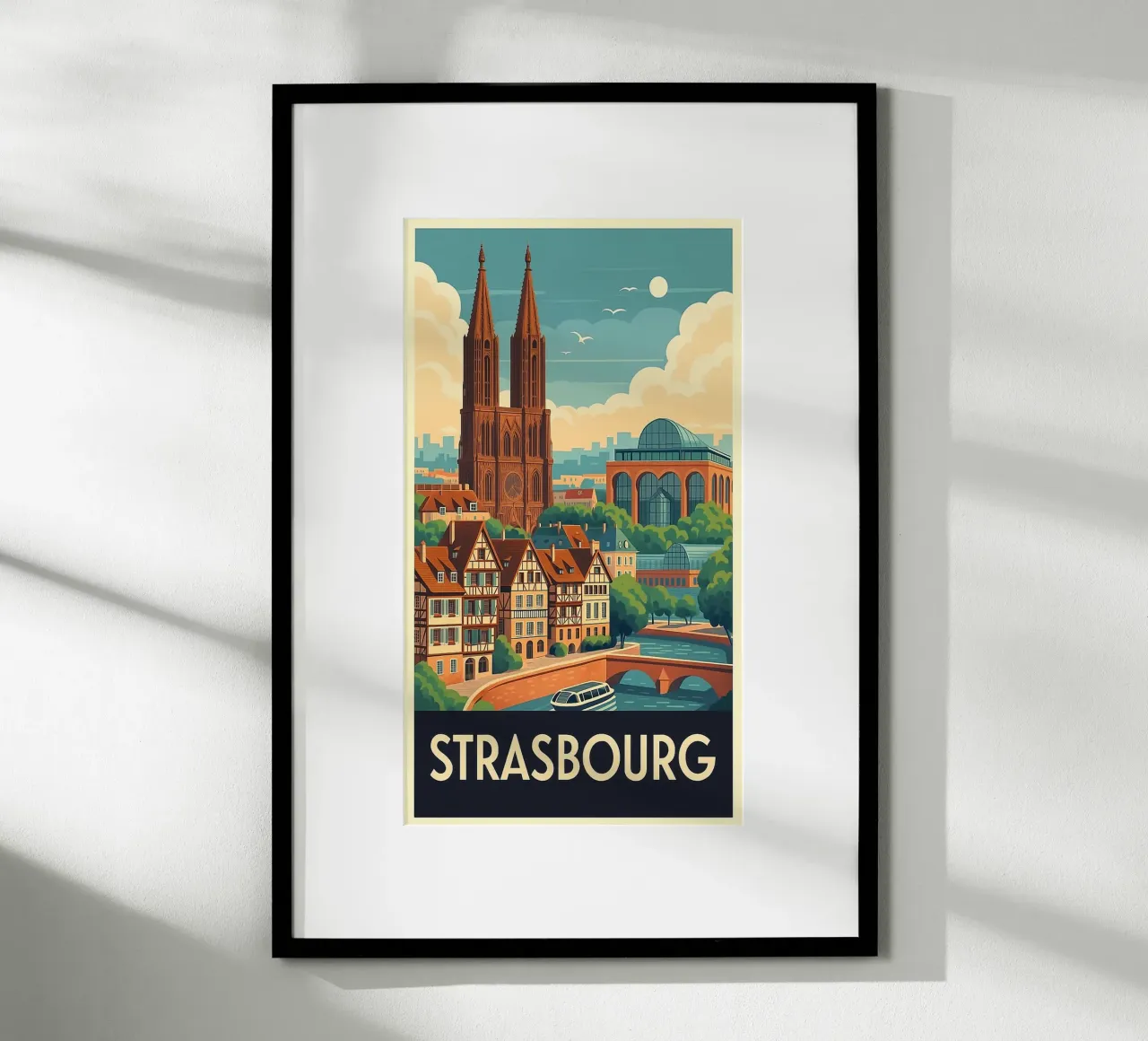 I più belli d'Europa - Strasburgo poster con telaio in plastica da Europe's Finest