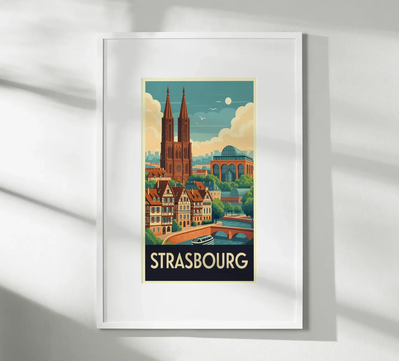 I più belli d'Europa - Strasburgo poster con telaio in plastica da Europe's Finest