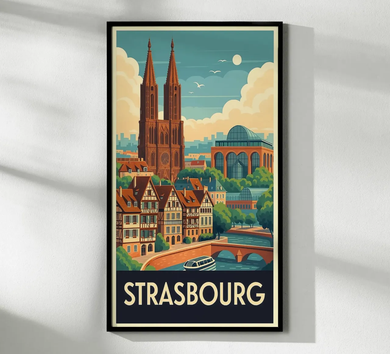 I più belli d'Europa - Strasburgo poster con telaio in plastica da Europe's Finest