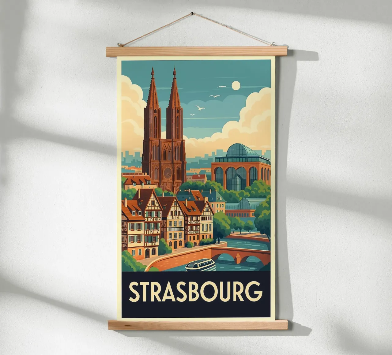 I più belli d'Europa - Strasburgo poster con telaio in plastica da Europe's Finest