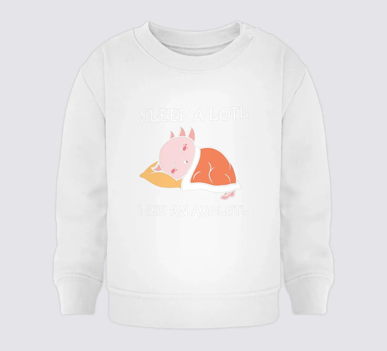 SLEEP A LOTL LIKE AN AXOLOTL felpa neonato da edsonramosart