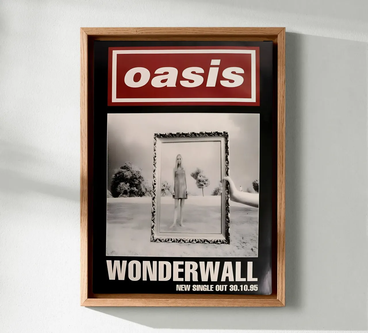 Wonderwall degli Oasis arte tela con Cornice a cassetta da domherrick1