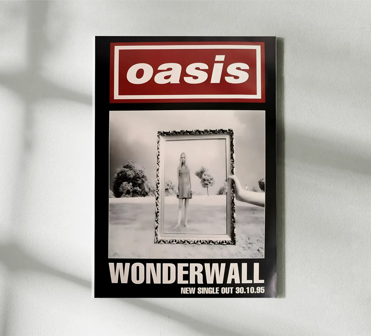 Wonderwall degli Oasis arte tela con Cornice a cassetta da domherrick1