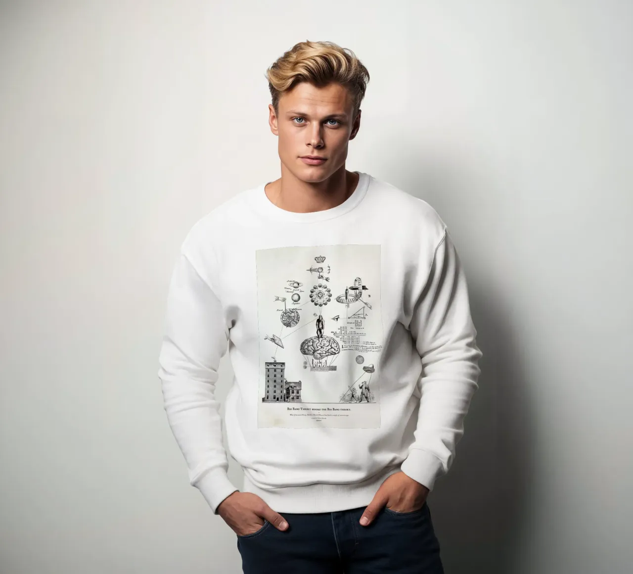 Big Bang Theory before the Bing Bang theory sweatshirt van Matteo Morelli