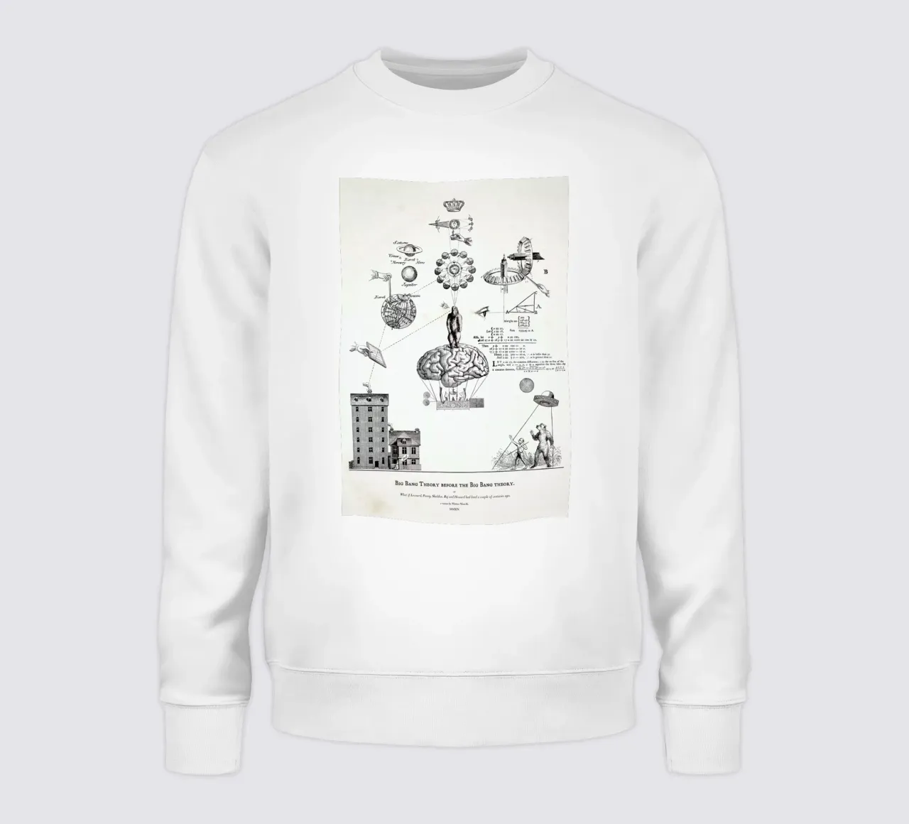 Big Bang Theory before the Bing Bang theory sweatshirt van Matteo Morelli