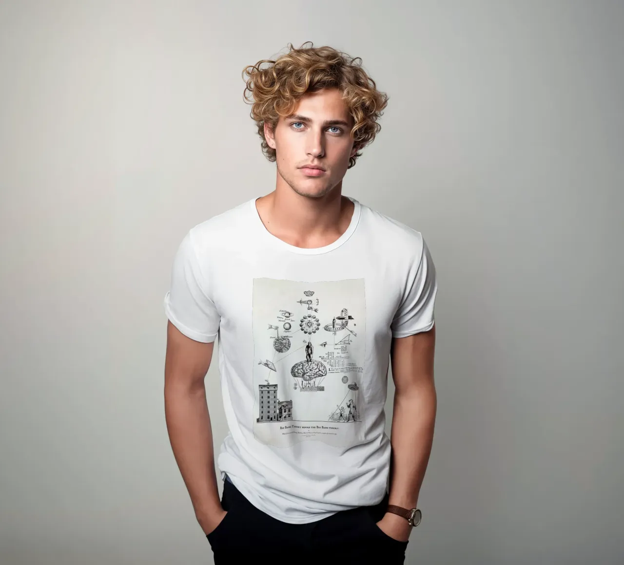 Big Bang Theory before the Bing Bang theory t-shirt da Matteo Morelli