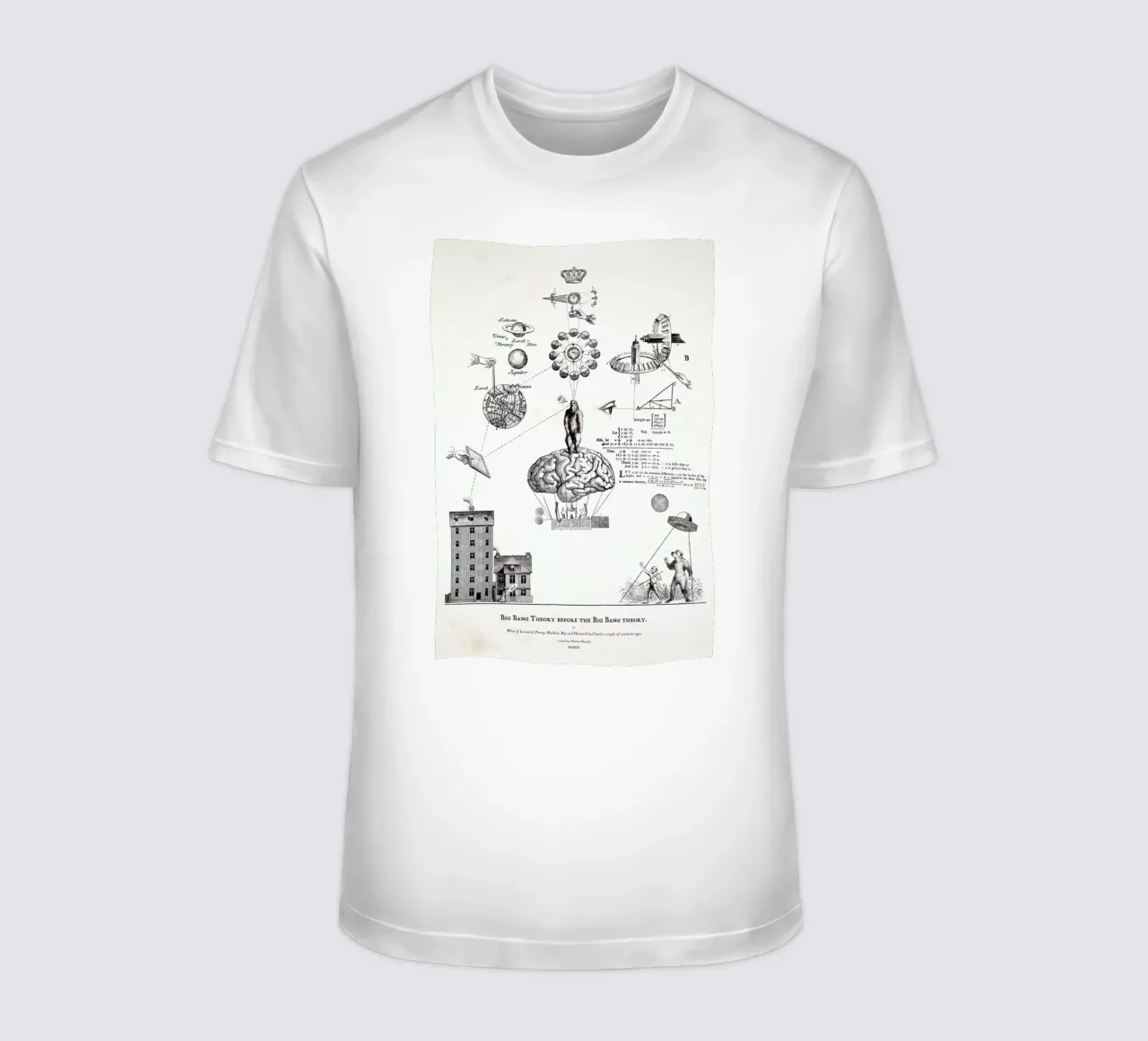 Big Bang Theory before the Bing Bang theory t-shirt da Matteo Morelli