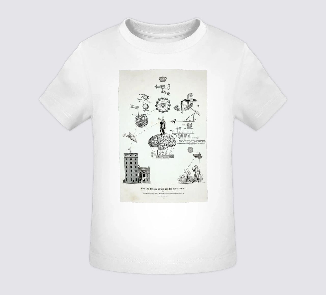 Big Bang Theory before the Bing Bang theory maglietta neonato da Matteo Morelli