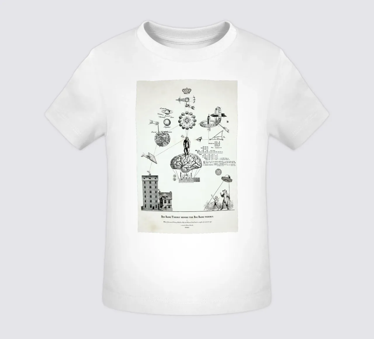 Big Bang Theory before the Bing Bang theory camiseta de bebé de Matteo Morelli