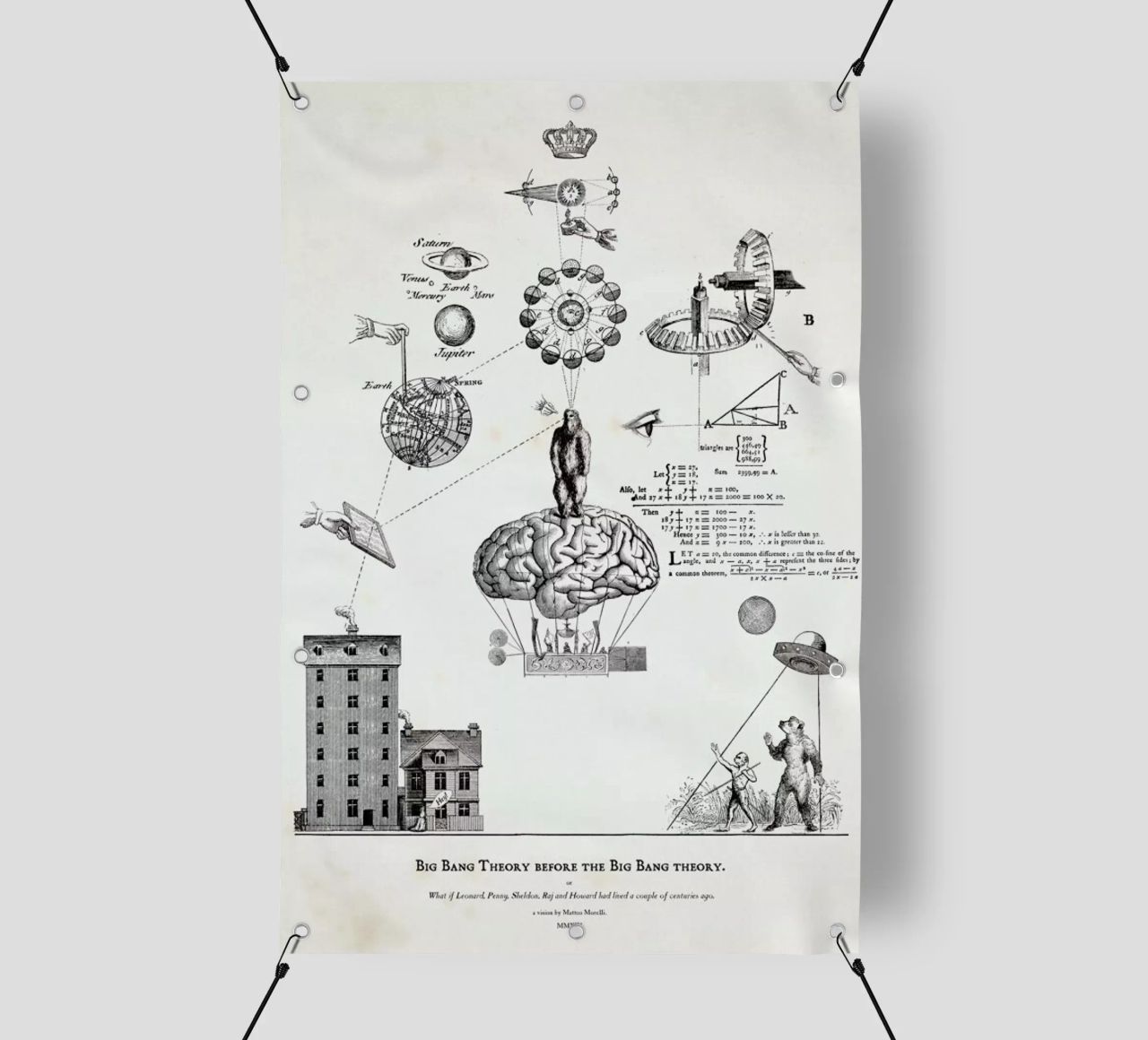 Big Bang Theory before the Bing Bang theory lonas publicitarias de Matteo Morelli