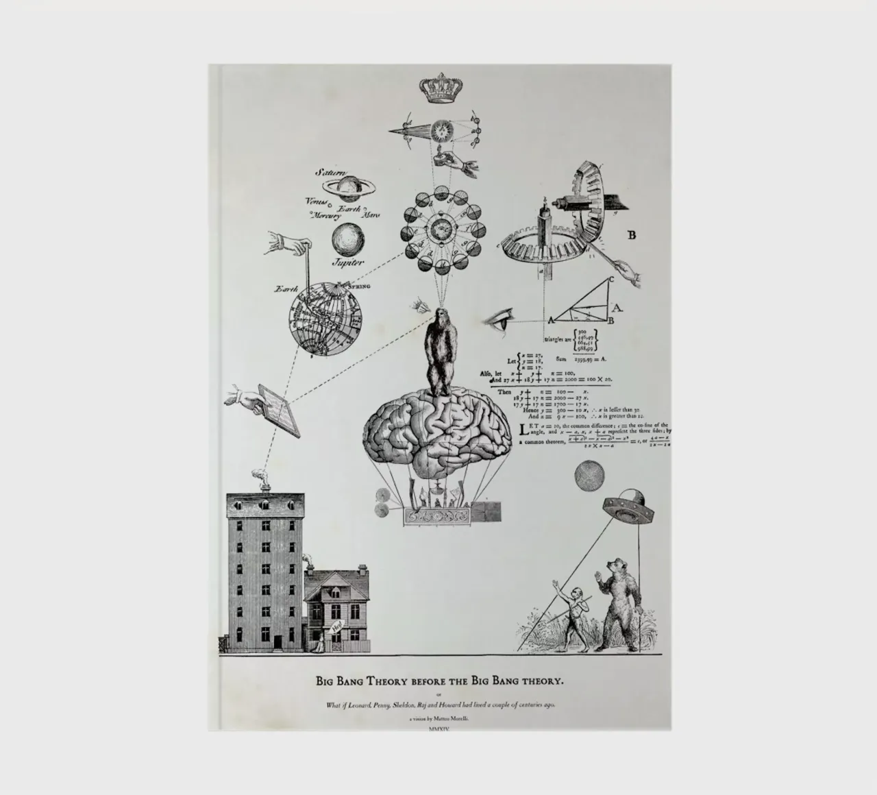 Big Bang Theory before the Bing Bang theory Notizbuch von Matteo Morelli