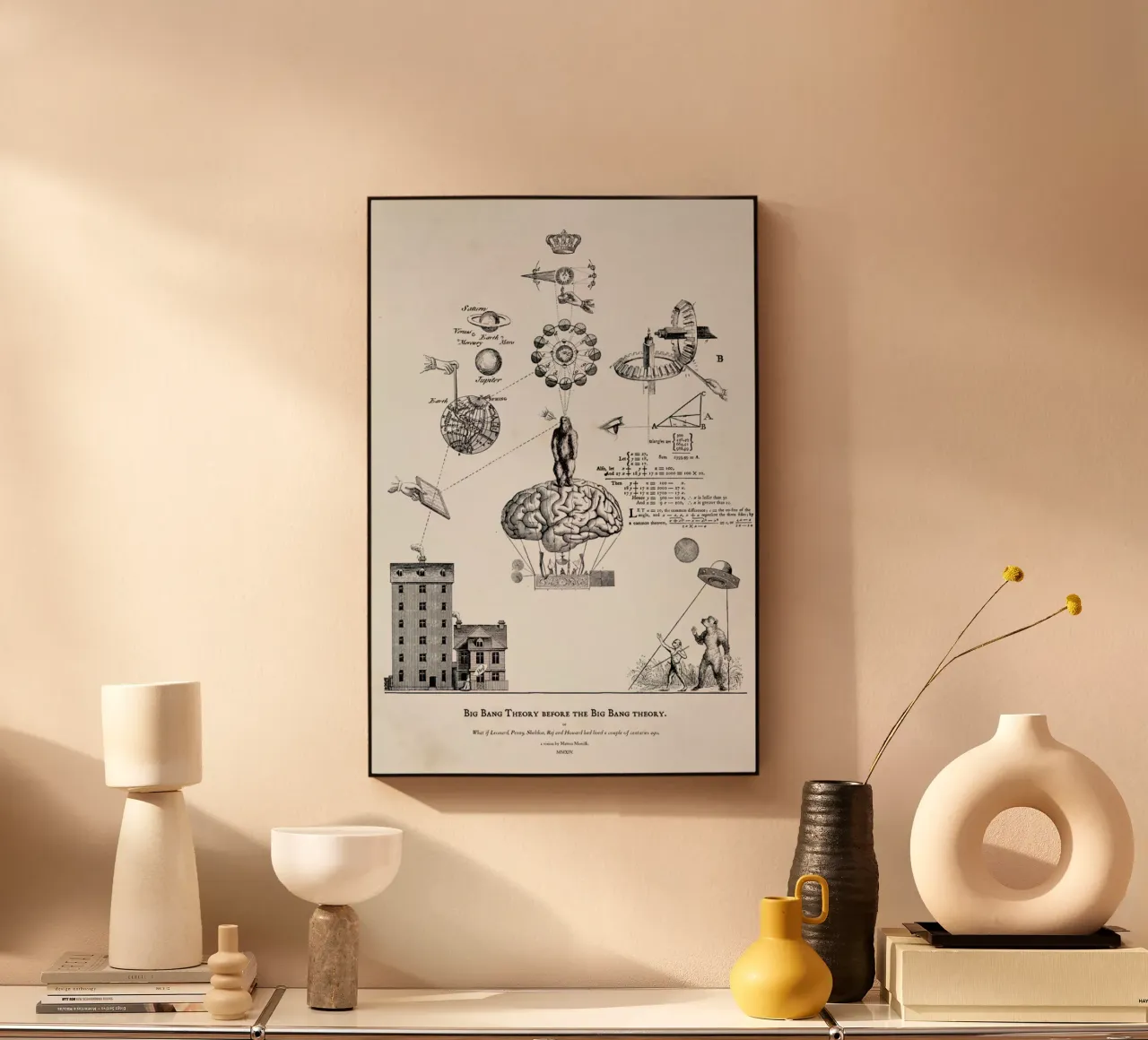 Big Bang Theory before the Bing Bang theory alluminio dibond da Matteo Morelli