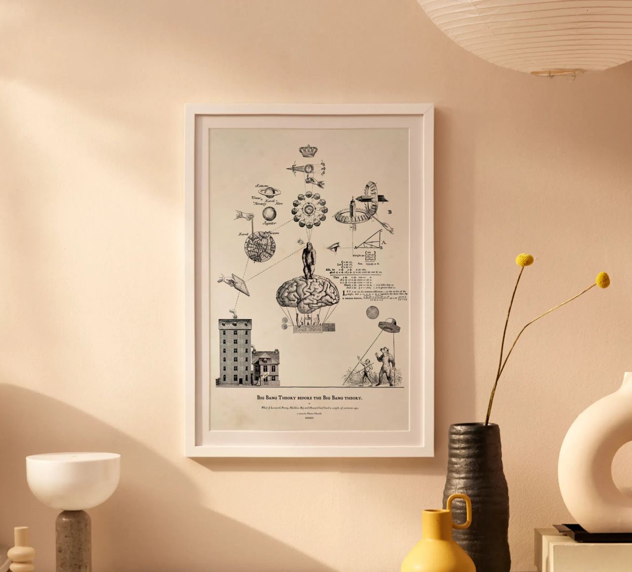 Big Bang Theory before the Bing Bang theory poster de Matteo Morelli