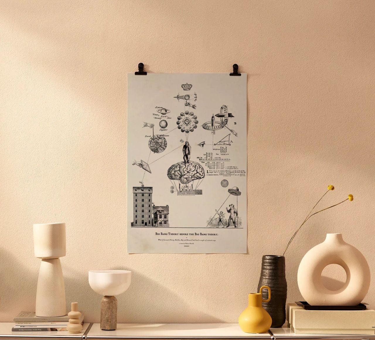 Big Bang Theory before the Bing Bang theory poster de Matteo Morelli