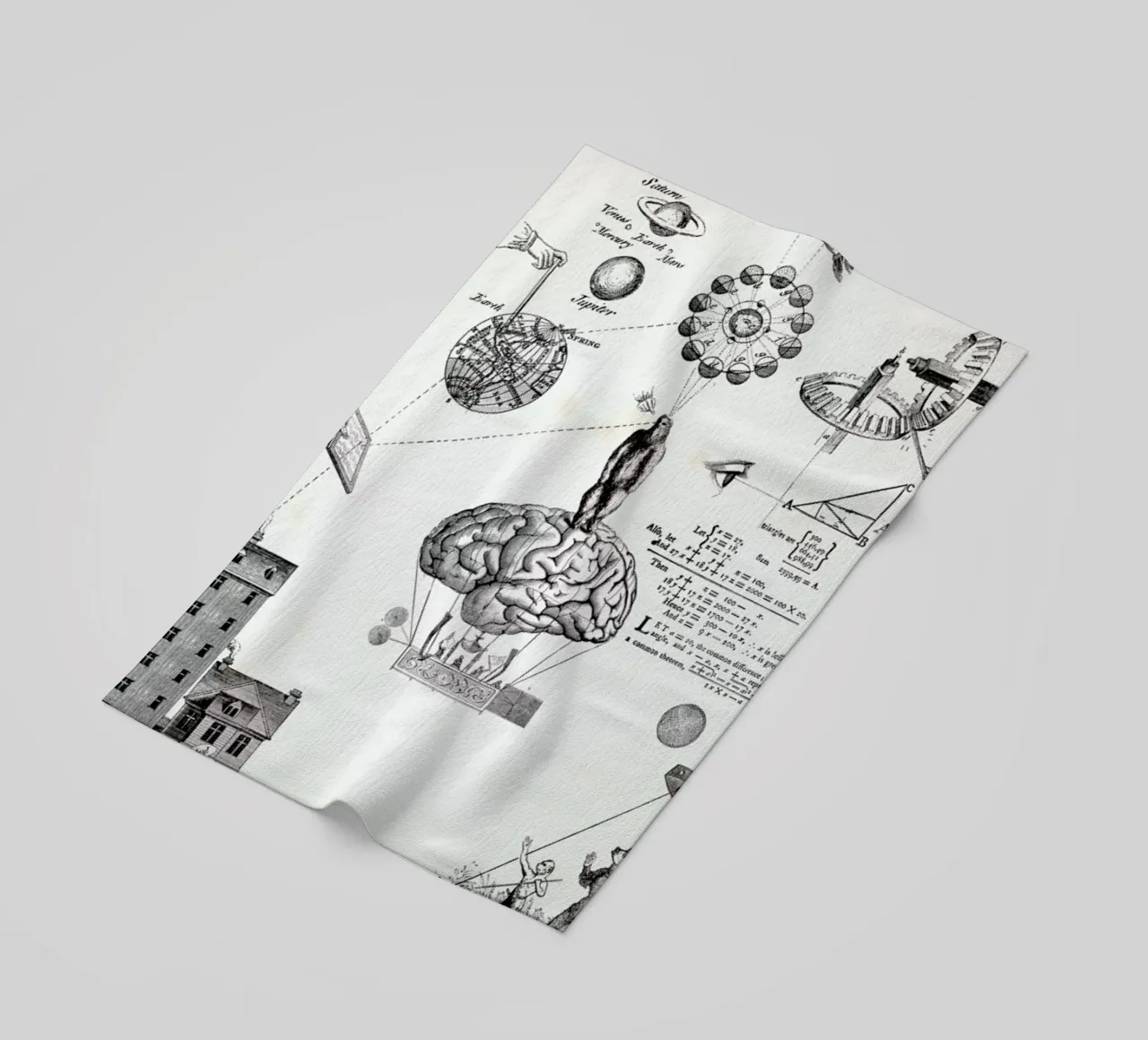 Big Bang Theory before the Bing Bang theory beach towel by Matteo Morelli