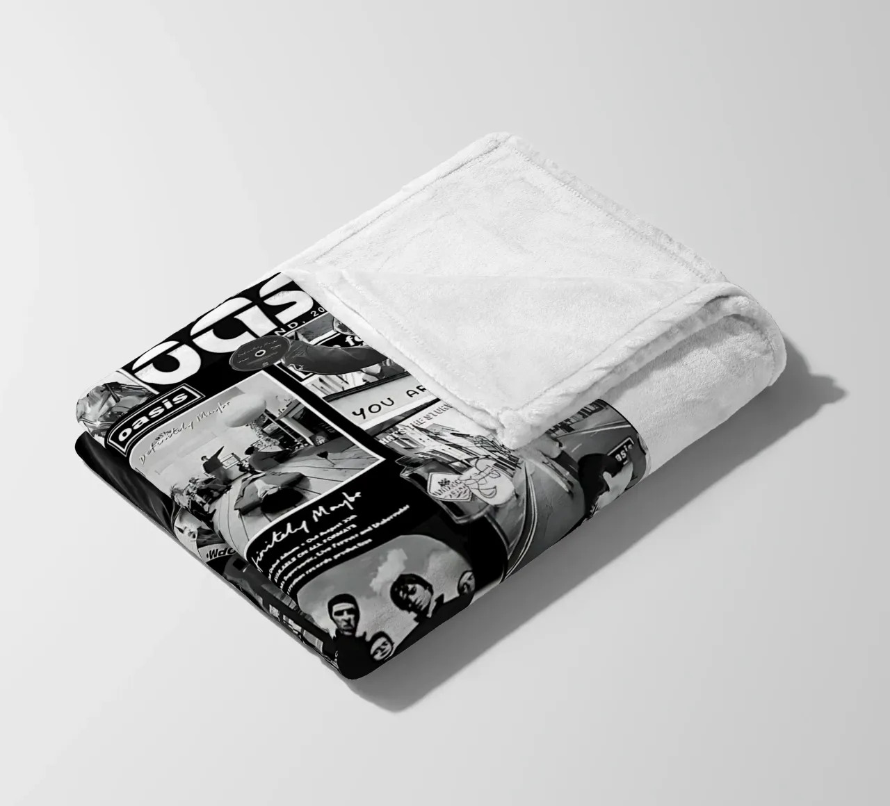 Oasi in bianco e nero coperta in pile da domherrick1