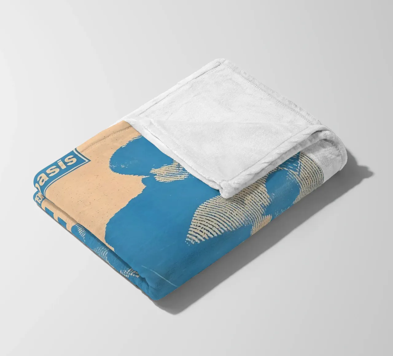 Oasis Wonderwall in blu coperta in pile da domherrick1