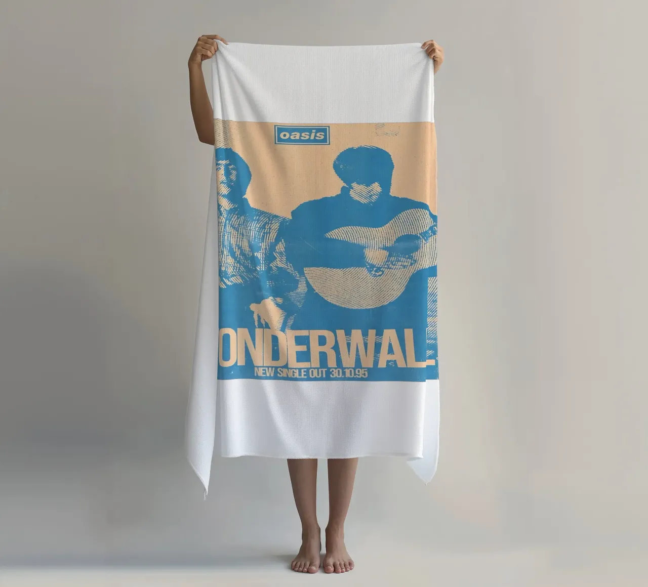 Oasis Wonderwall in blu telo mare da domherrick1