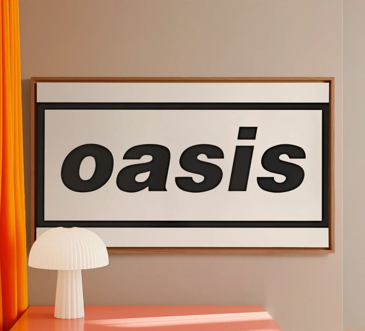 Logo di base Oasis tela con Cornice a cassetta da domherrick1