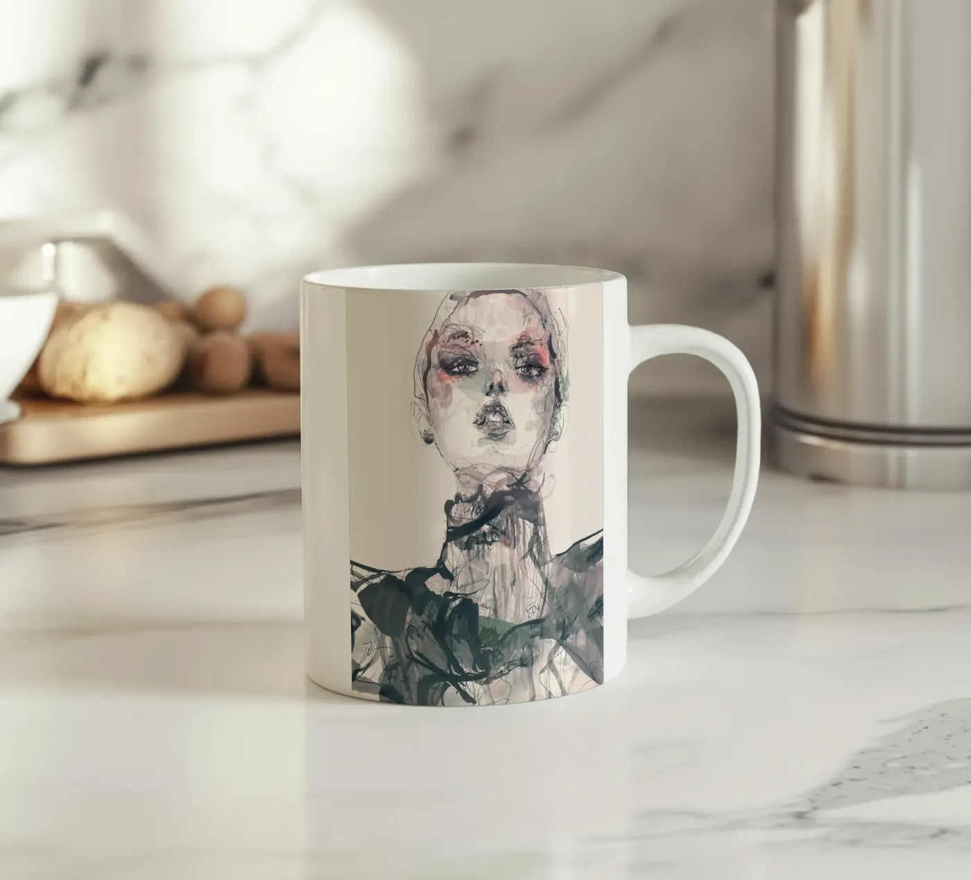 dragos ceramic mug by Giulio Iurissevich