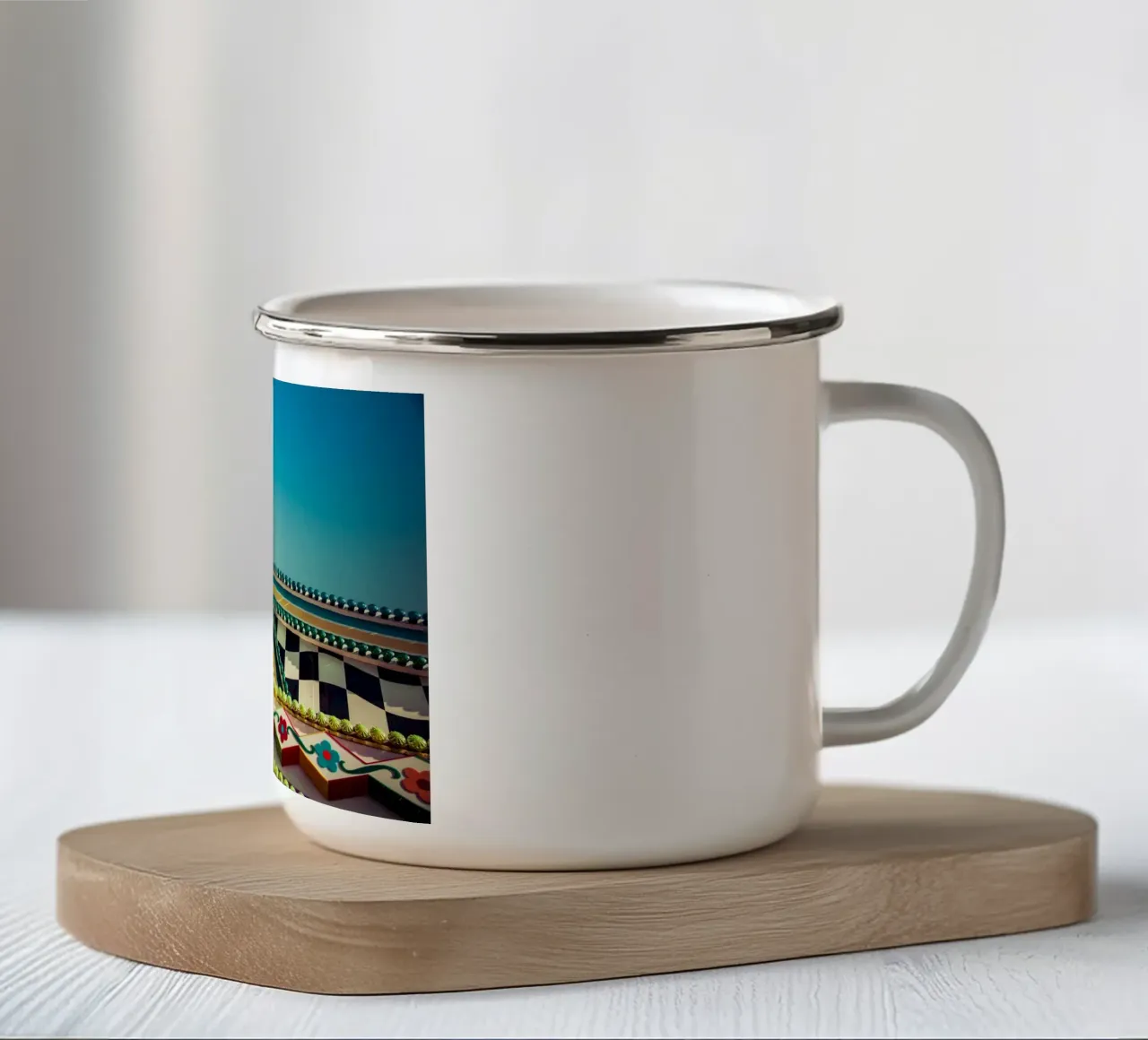 Oktoberfest tazza in smalto da Flo Klein