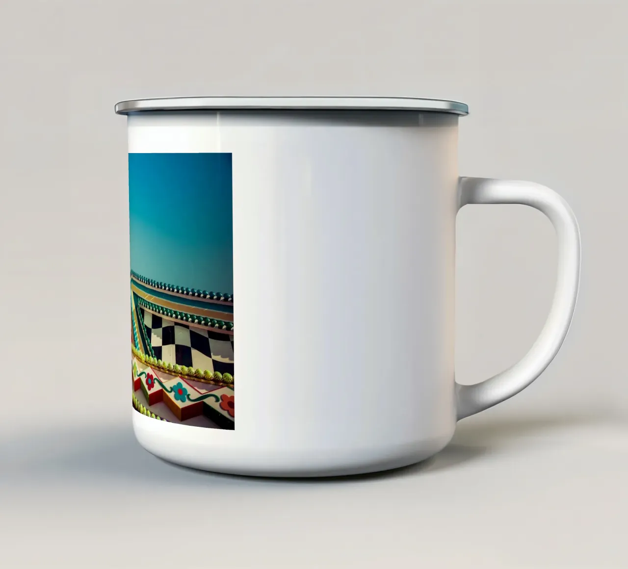 Oktoberfest tazza in smalto da Flo Klein