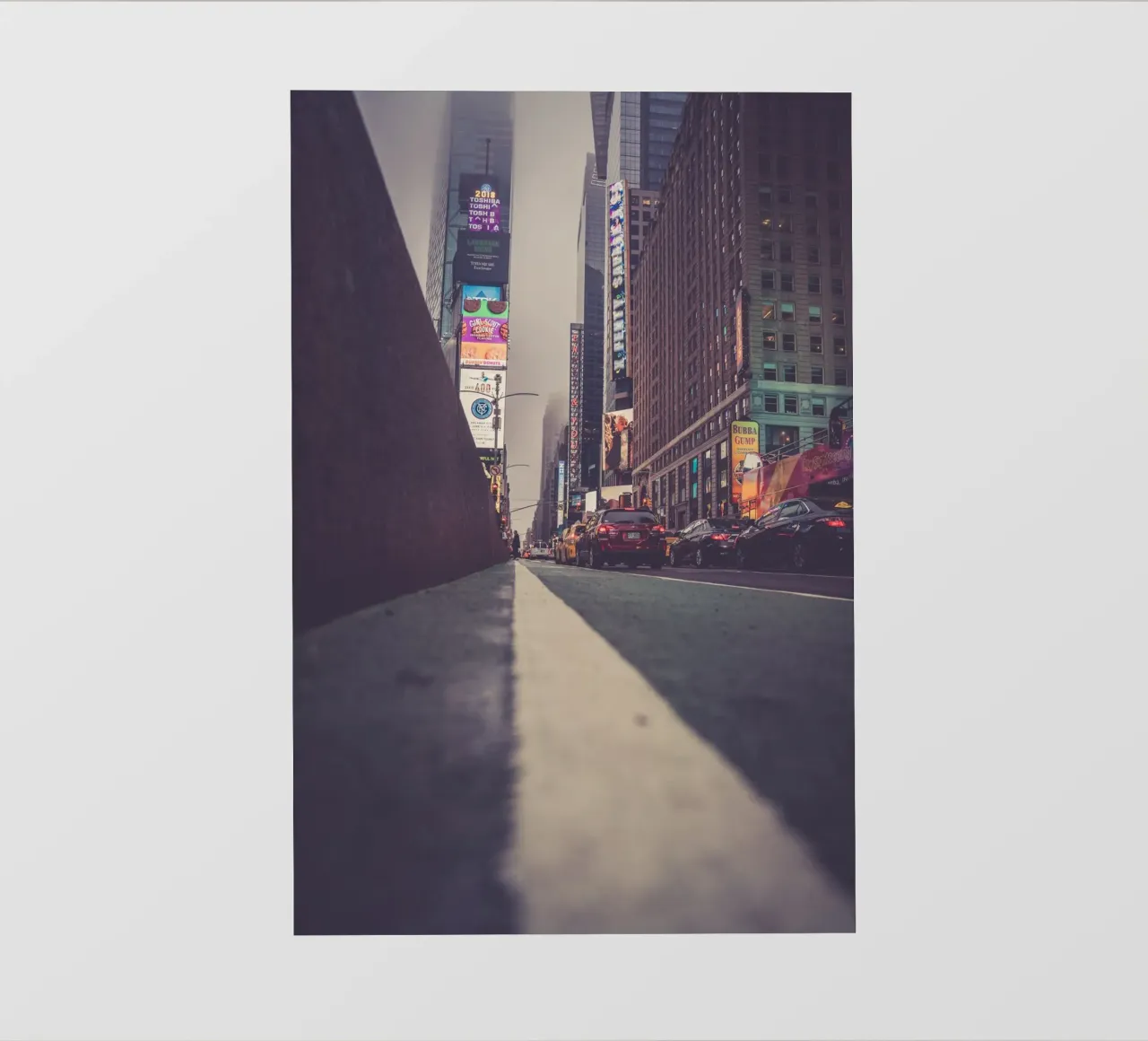 Streets of New York pellicola backlit da Flo Klein