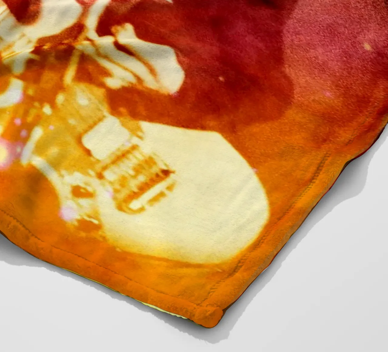 Kurt Cobain Persönliche Kämpfe und künstlerischer Durchbruch Fleecedecke von Abasa Inaraya