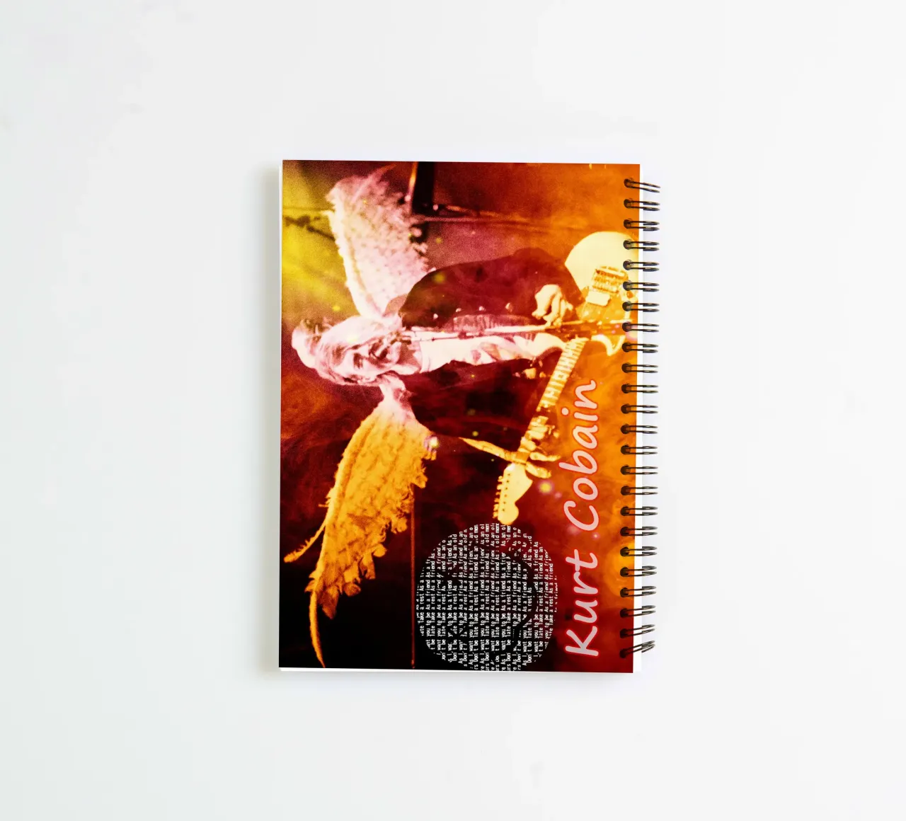Kurt Cobain Personal Struggles & Artistic Breakthrough spiral notebook by Abasa Inaraya