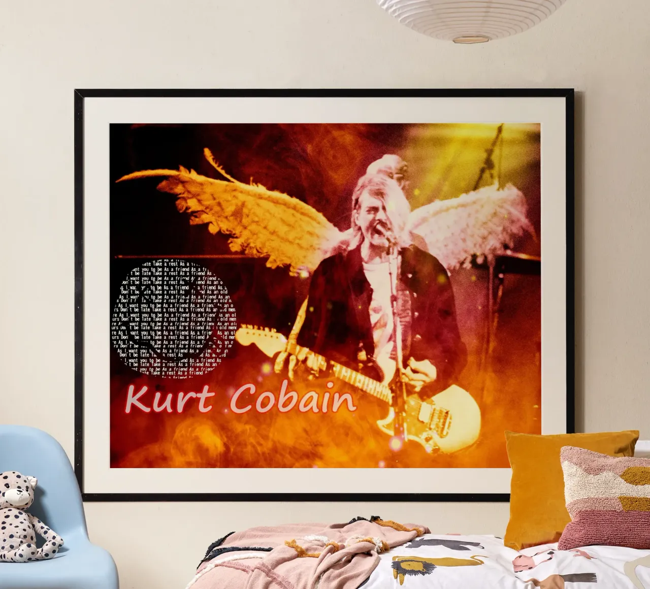 Kurt Cobain Persönliche Kämpfe und künstlerischer Durchbruch Hahnemühle von Abasa Inaraya