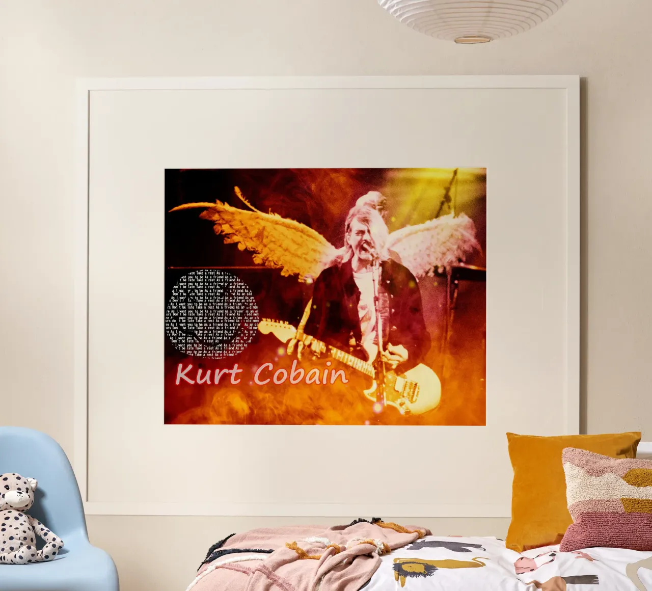 Kurt Cobain Persönliche Kämpfe und künstlerischer Durchbruch Hahnemühle von Abasa Inaraya