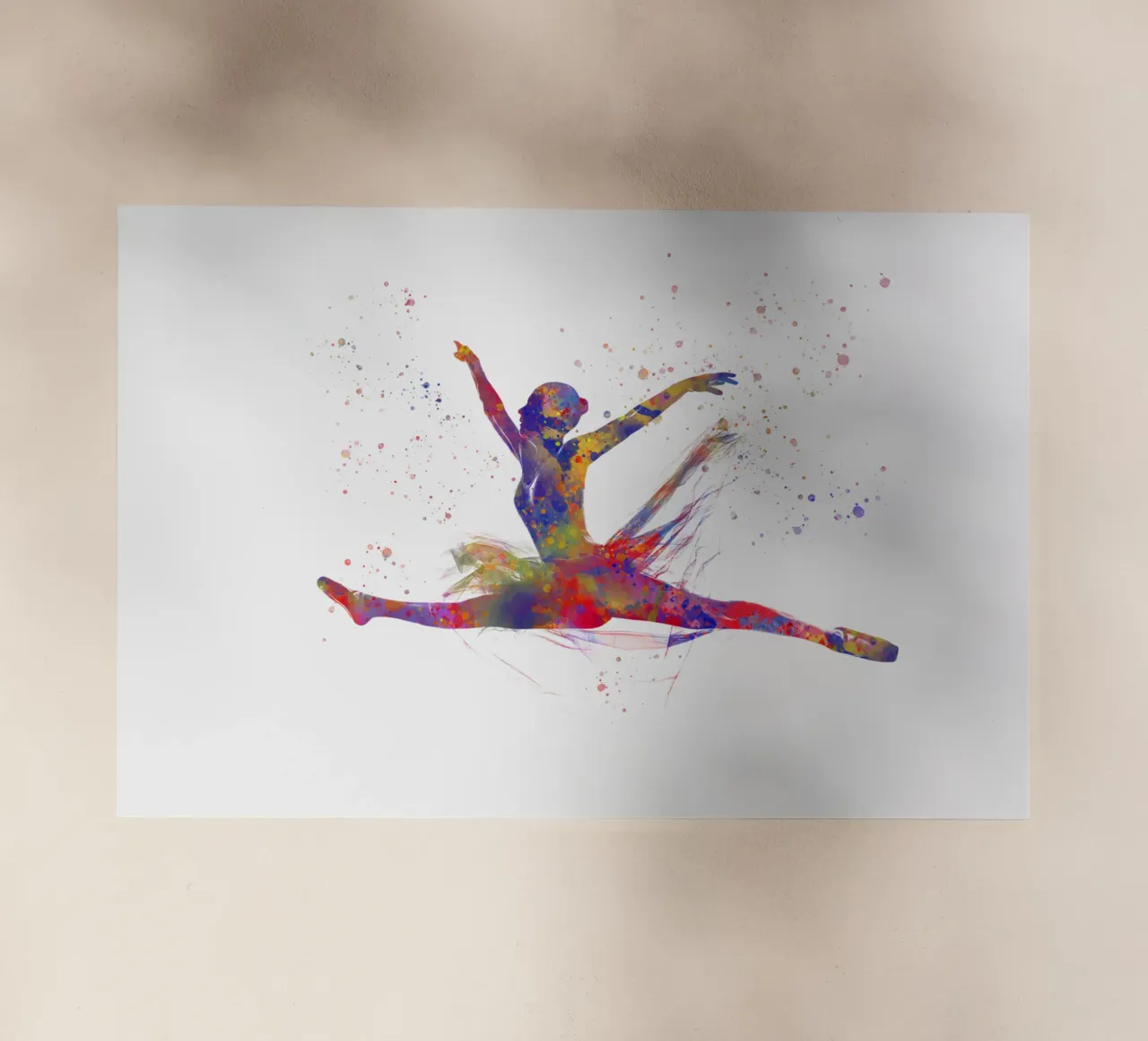 Ballerina in acquerello pellicola backlit da ⚽ Sports Pulse