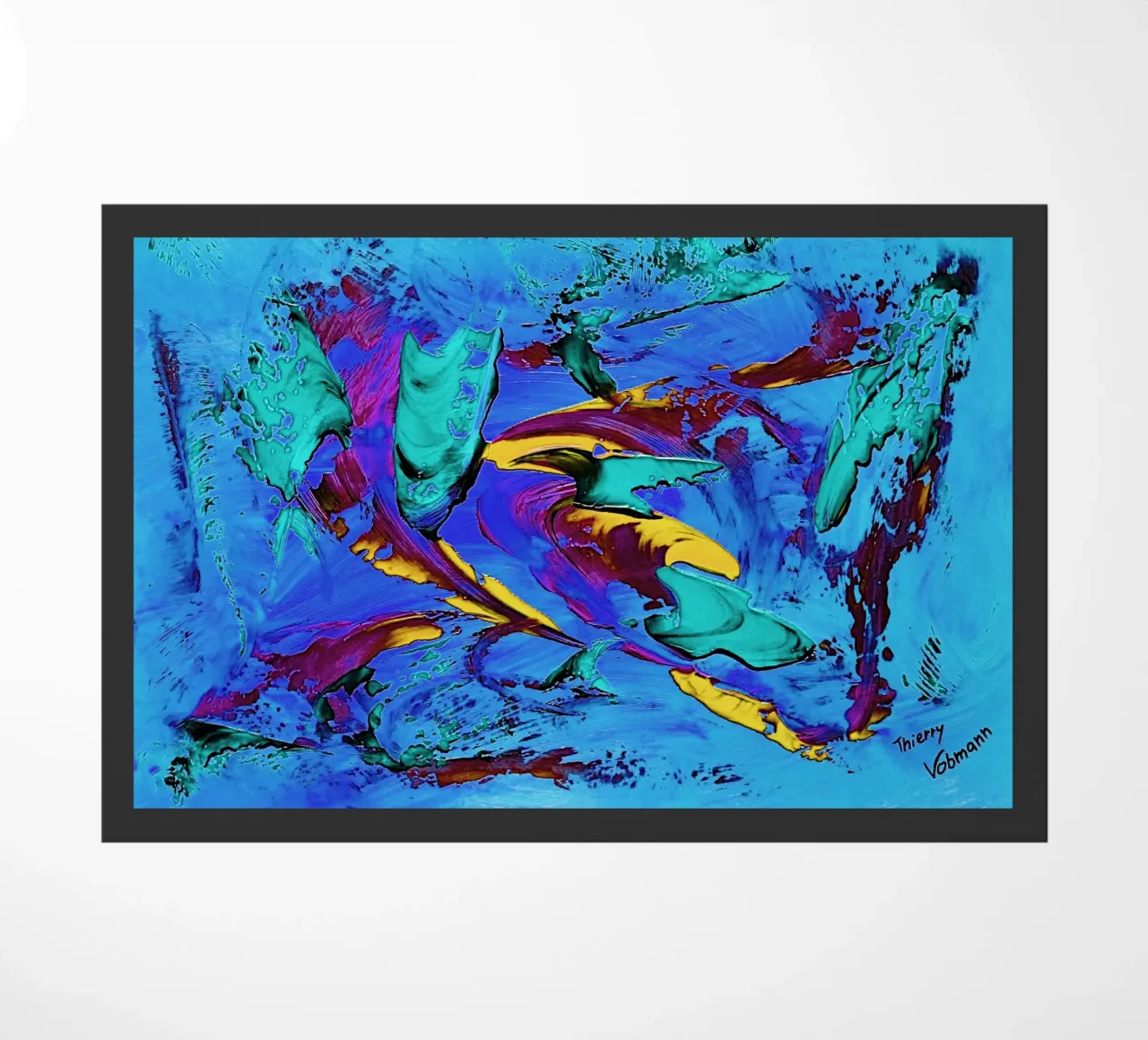 IDEAL GIFT 64 invers. zerbino da Thierry Vobmann Abstract painting