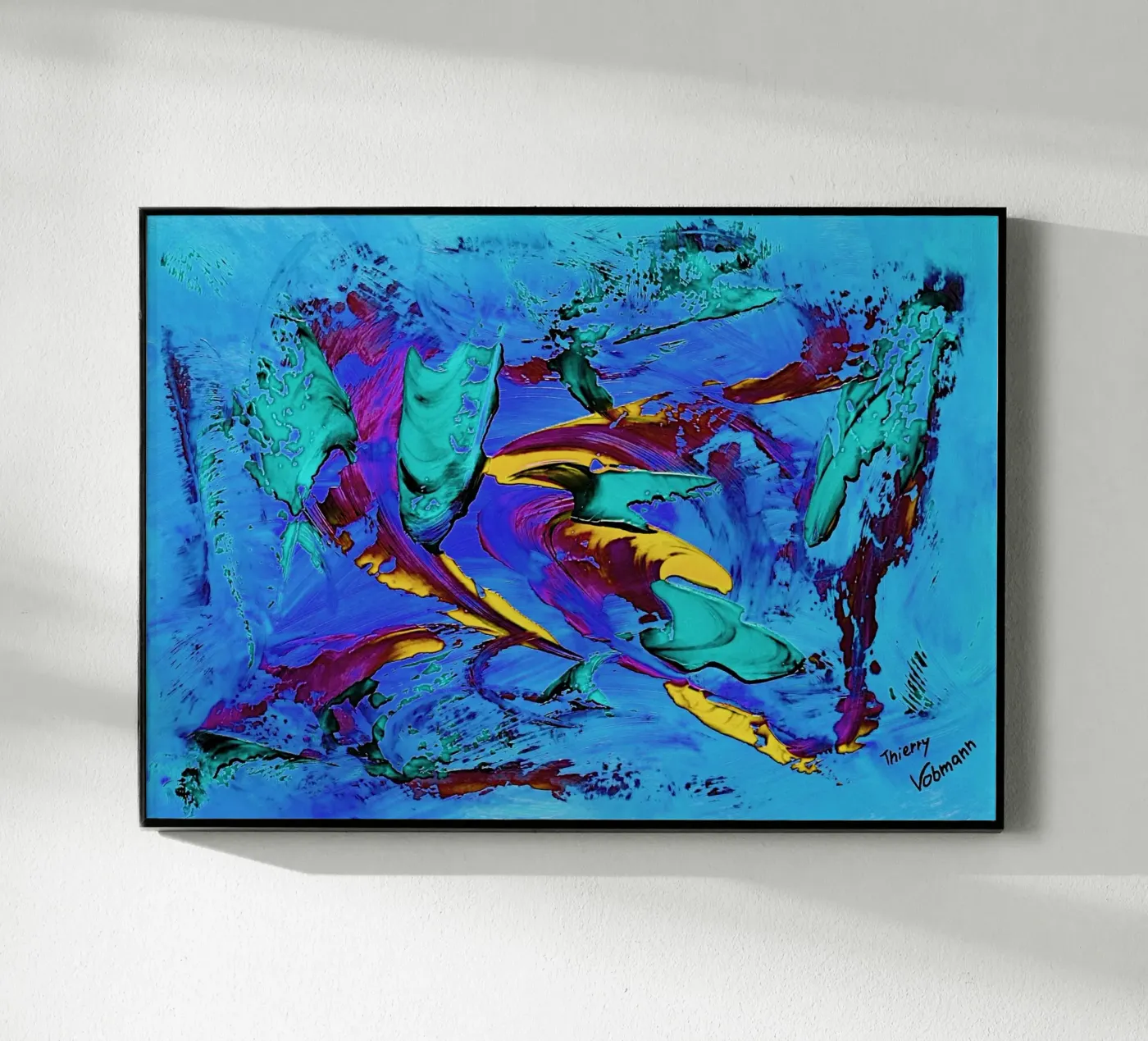 IDEAL GIFT 64 invers. plexiglass da Thierry Vobmann Abstract painting