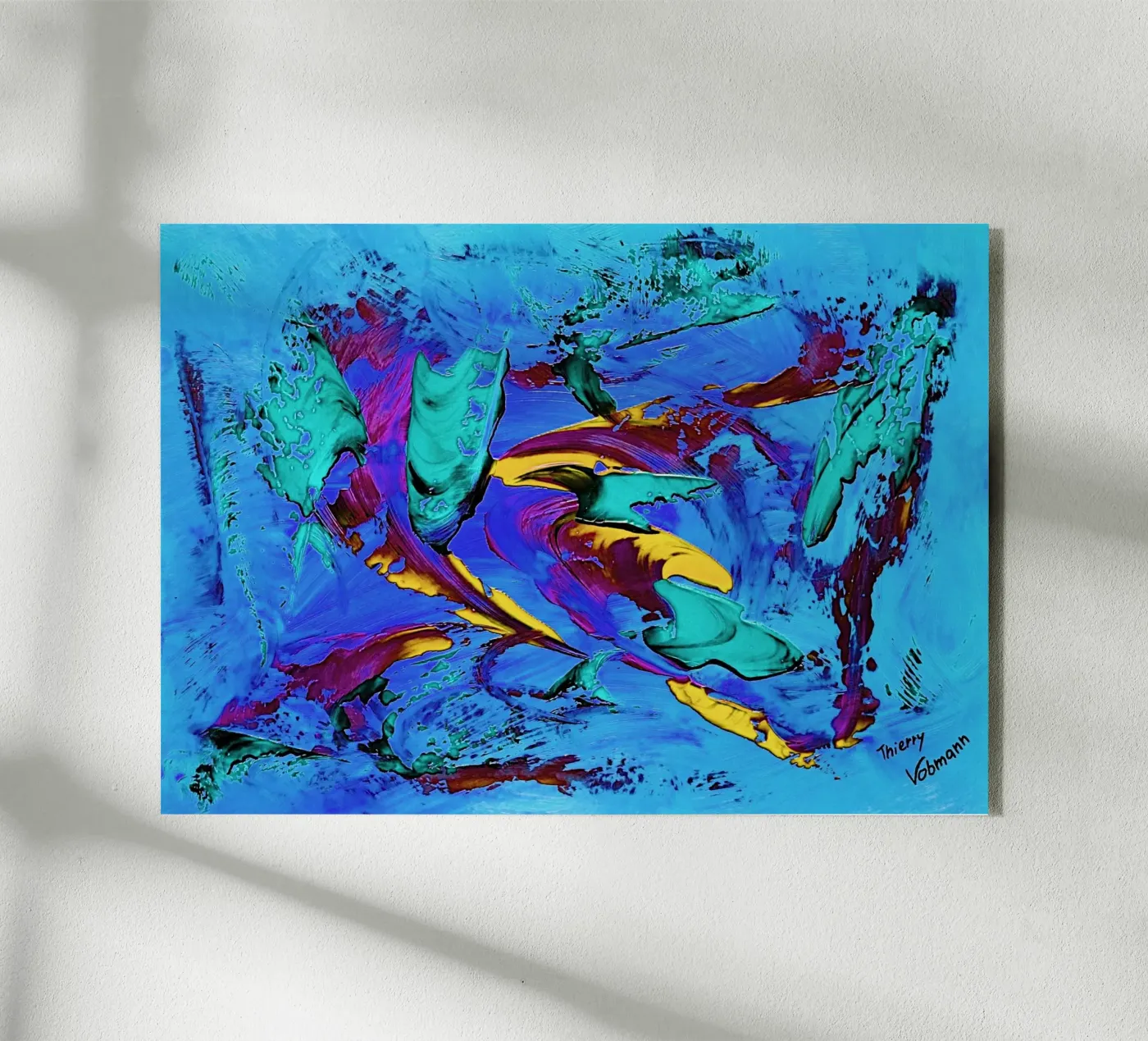 IDEAL GIFT 64 invers. plexiglass da Thierry Vobmann Abstract painting