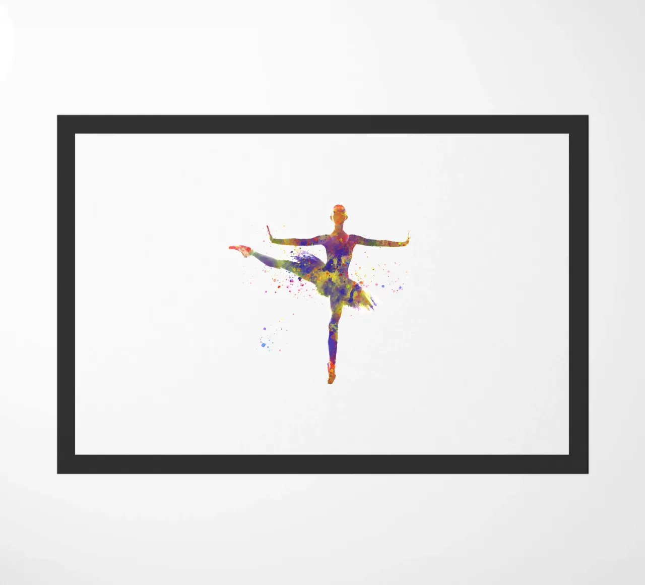 Ballerina di danza classica in acquerello zerbino da ⚽ Sports Pulse