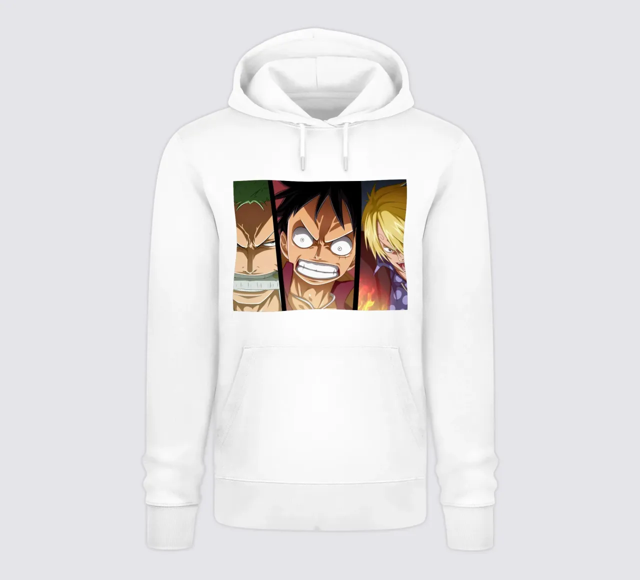 Zoro Luffy and Sanji One Piece felpa con cappuccio da Musadad Shop