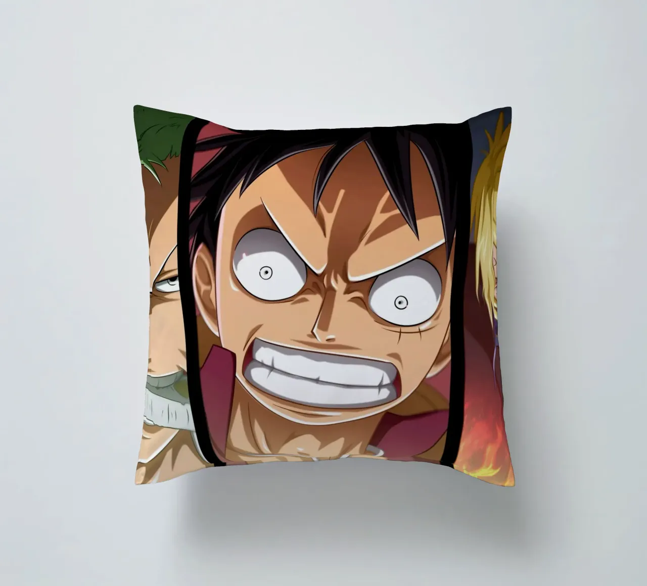 Zoro Luffy and Sanji One Piece cuscino da Musadad Shop
